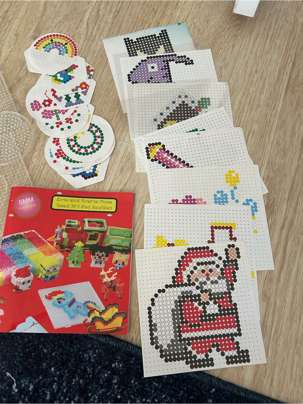 Peg Bead Craft Kit for Kids – Multicolor Patterns Included